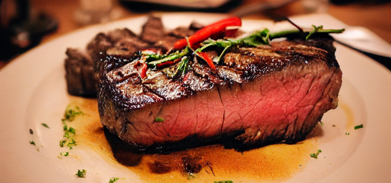 Gebratenes Rinder-Steak